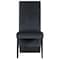Global Furniture Usa Contemporary Velvet D12 Black Dining Chair 4863 - alternate 1